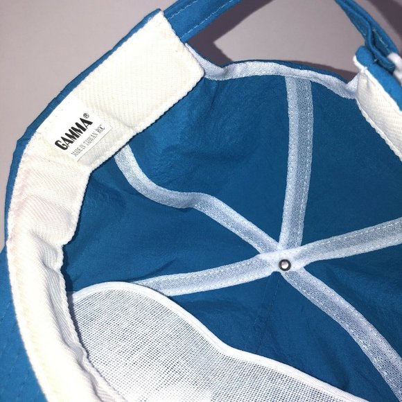 VTG 80s Gamma Trucker Hat Cap Nylon Racket Fraternity Sorority - Picture 8 of 8